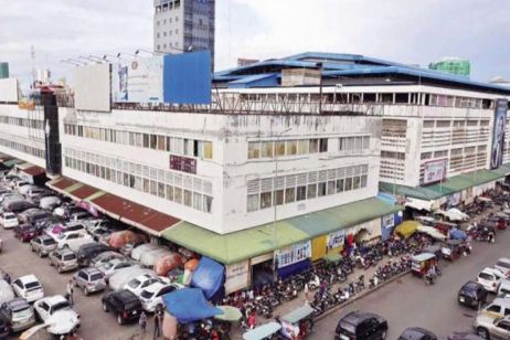 Olympic market in Phnom Penh