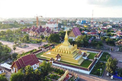 Vientiane, capital city of Laos